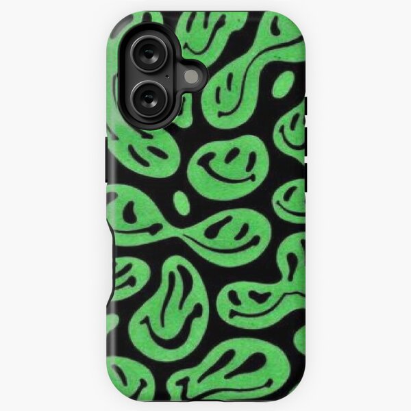 Item preview, Green Smiley Face Phone Case designed and sold by liljasminevertt.