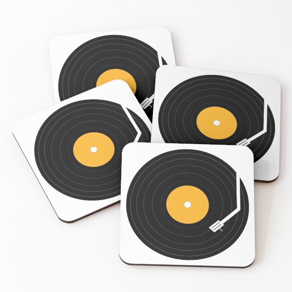Item preview, Vinyl Record on Turntable designed and sold by GoldenVibesShop.
