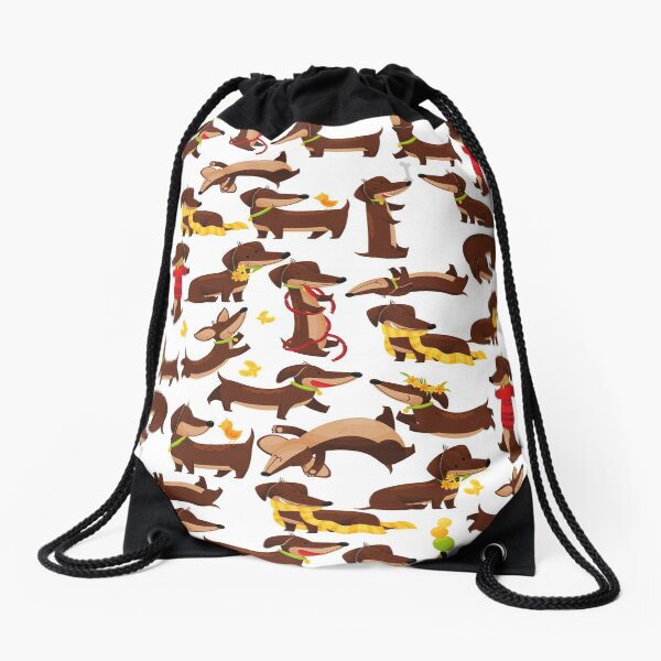Teckels à profusion Sac à cordon