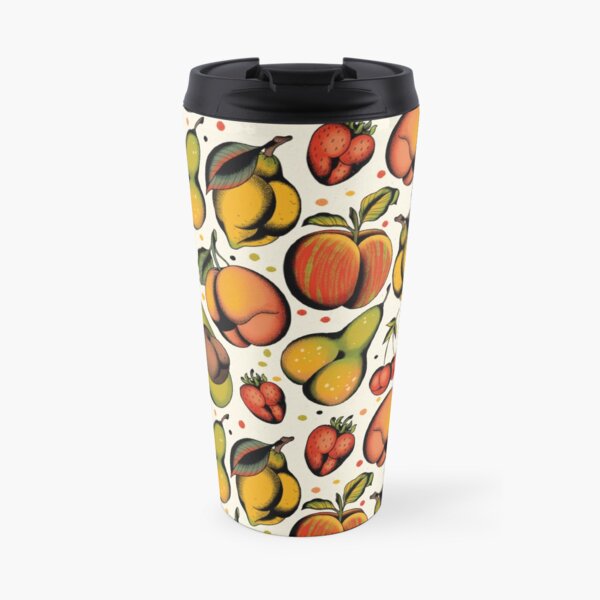 Tutti frutti, sexy fruits tattoo flash Travel Mug