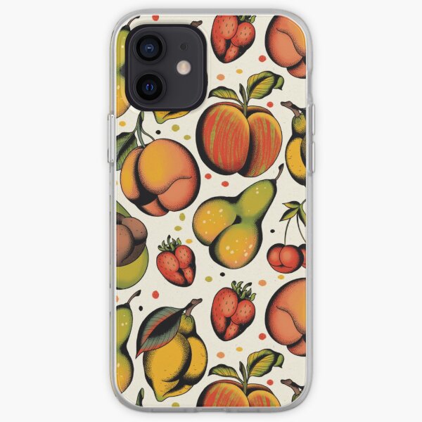 Tutti frutti, sexy fruits tattoo flash iPhone Soft Case