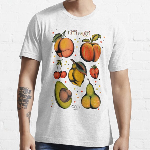 Tutti Frutti Sexy Fruits Tattoo Flash T Shirt For Sale By Ceciliagranata Redbubble Fruits 4086