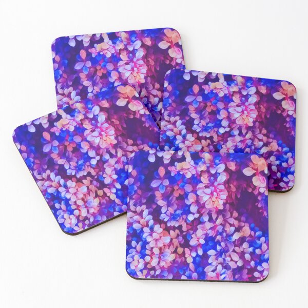 Item preview, Light Pink Blue Petal Leaves designed and sold by wildjellybeans.