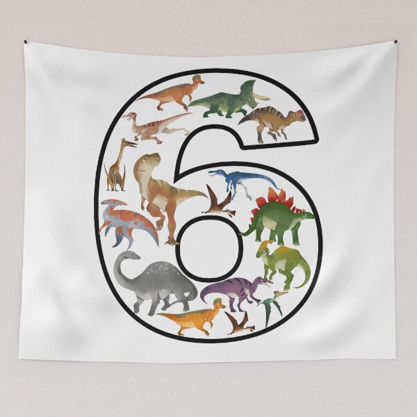 Item preview, 6th Birthdday Dinosaur Gift for Kids Boys and Girls designed and sold by Poloy.