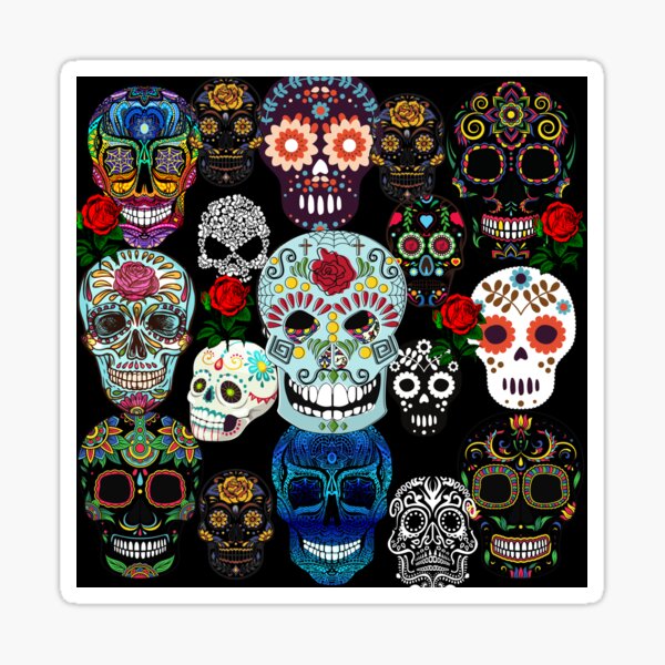 Item preview, Sugar skulls designed and sold by Linger0418.
