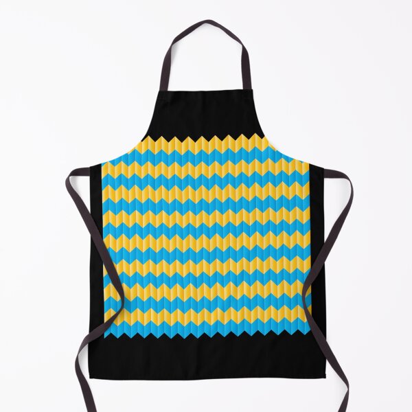 Item preview, simple yellow and blue knit pattern designed and sold by jazzydevil.