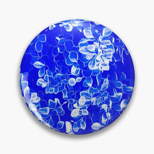 Item preview, Blue White Petal Leaves designed and sold by wildjellybeans.