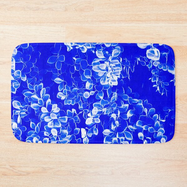 Item preview, Blue White Petal Leaves designed and sold by wildjellybeans.