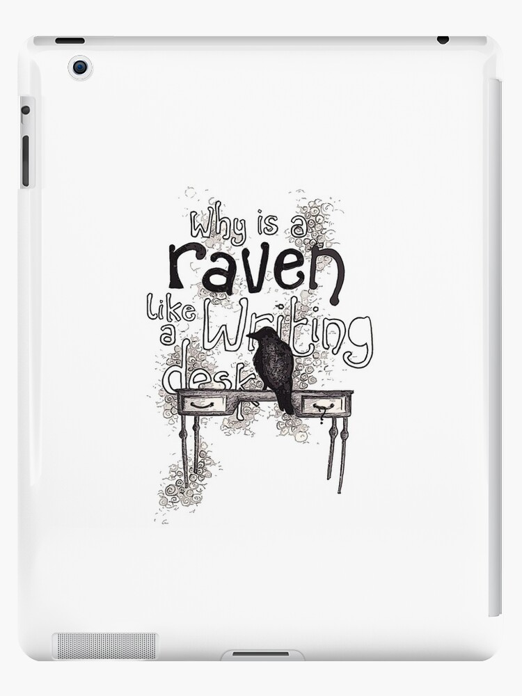 Raven Writing Desk Ipad Case Skin By Gemmathepen Redbubble