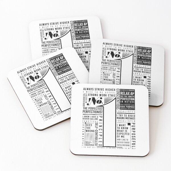 Item preview, Enneagram 1 personality traits graphic designed and sold by Bless-Up-Store.