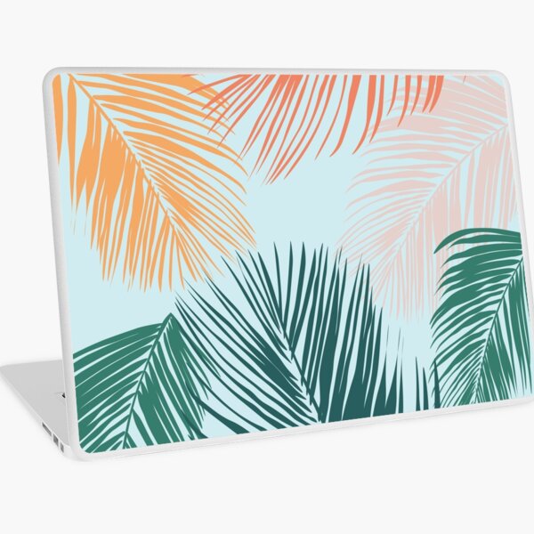 Bright & Tropical Palm Leaves Laptop Skin