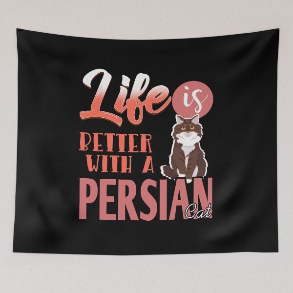 Item preview, Life is better with a Persian Cat designed and sold by NeXore.