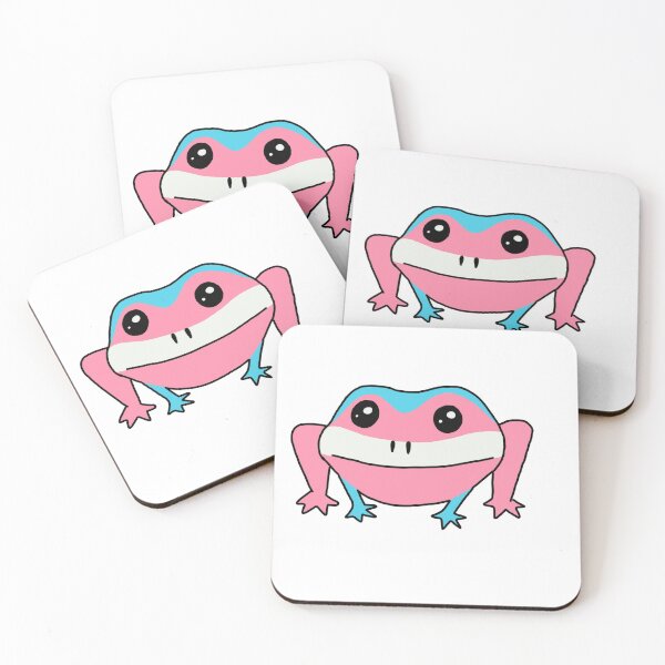 Item preview, trans frog designed and sold by god-hates-evan.