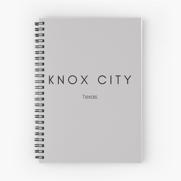 Item preview, Knox City Texas Minimal in  Black designed and sold by Shujii.