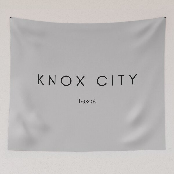 Item preview, Knox City Texas Minimal in  Black designed and sold by Shujii.