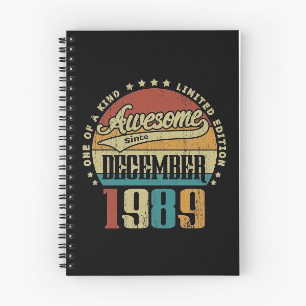 Item preview, Vintage December 1989 One Of A Kind Awesome Since December 1989 31st Birthday Gift 31 Years Old designed and sold by Takatv.