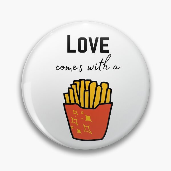 Item preview, Love Comes With A Fries designed and sold by somebasic.