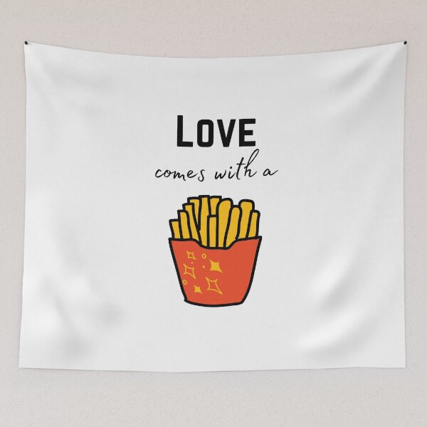 Item preview, Love Comes With A Fries designed and sold by somebasic.