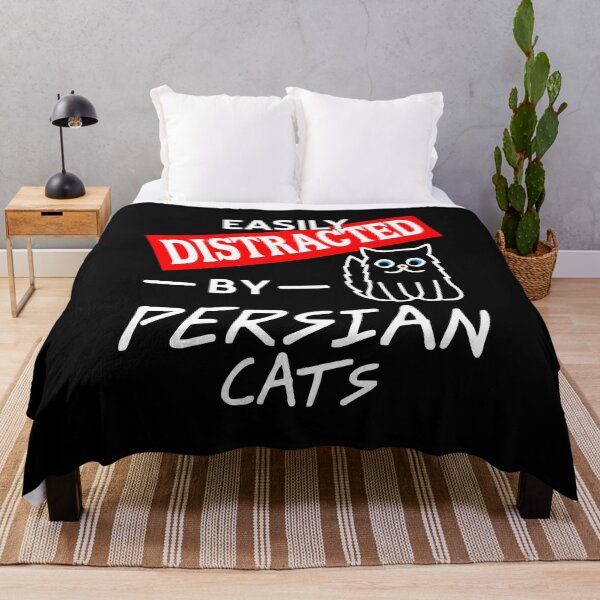 Item preview, Easily distracted by Persian Cats designed and sold by NeXore.
