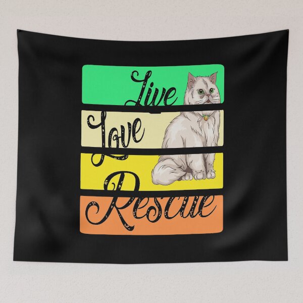 Item preview, Live Love Rescue Persian Cat designed and sold by NeXore.