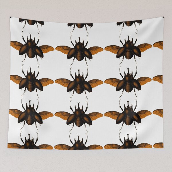 Item preview, Creepy Halloween Vintage Gold Flying Bug designed and sold by urbanattitudeco.