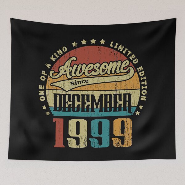 Item preview, Vintage December 1999 One Of A Kind Awesome Since December 1999 21st Birthday Gift 21 Years Old designed and sold by Takatv.