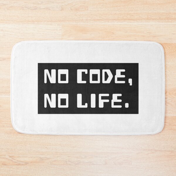 Item preview, Funny No Code, No Life designed and sold by ZayedDesigns.