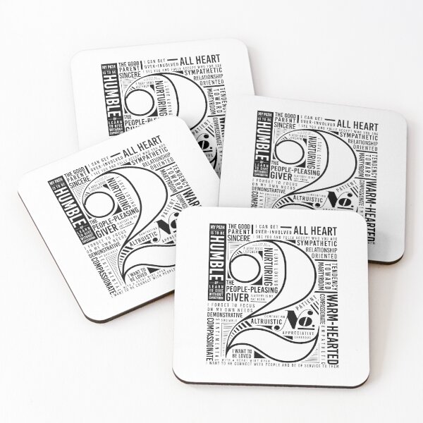 Item preview, Enneagram 2 personality traits graphic designed and sold by Bless-Up-Store.