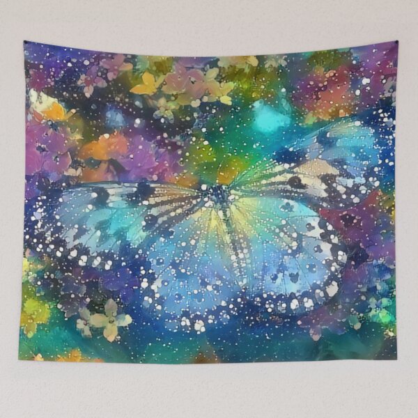 Item preview, Rainbow butterfly 1 designed and sold by StudioCorvid.