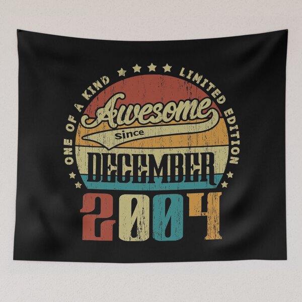 Item preview, Vintage Diciembre de 2004 Único en su clase desde diciembre de 2004 Regalo de cumpleaños número 16 16 años designed and sold by Takatv.
