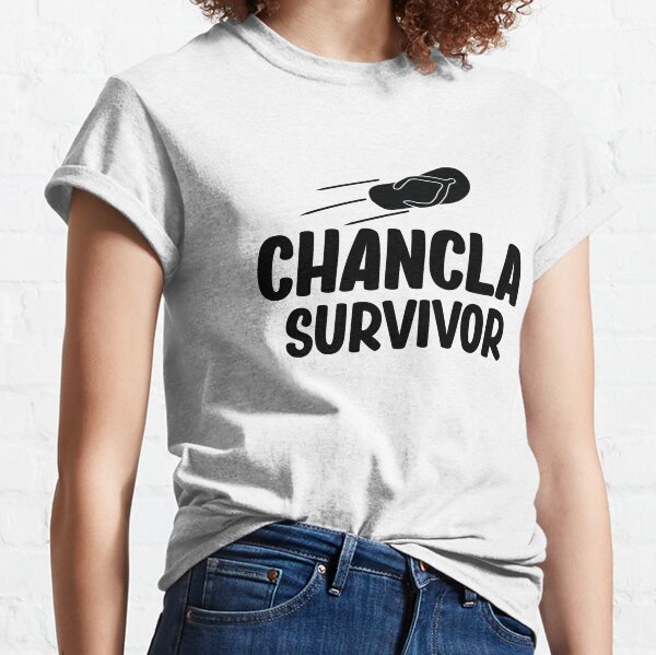 Chancla Survivor Drapeau Mexicain Latino Hispanic Taco' T-shirt premium  Femme