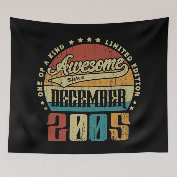 Item preview, Vintage Diciembre de 2005 Único en su clase desde diciembre de 2005 Regalo de cumpleaños número 15 15 años designed and sold by Takatv.