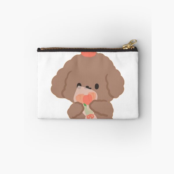Item preview, Cute Poodle With Tulips designed and sold by bebeshark.