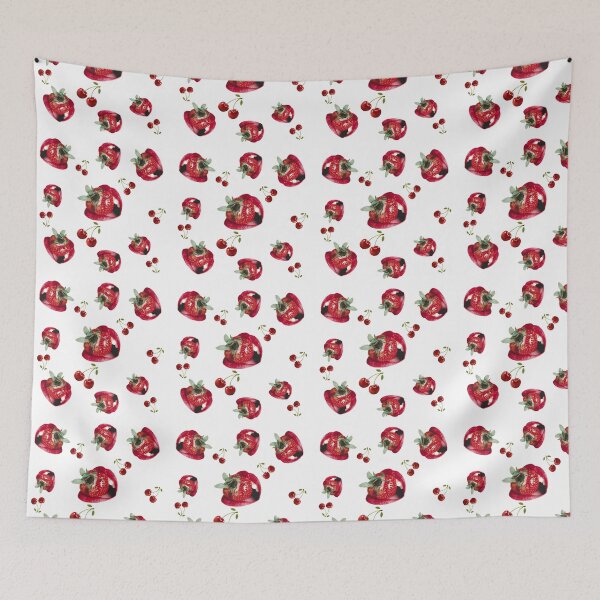 Item preview, Strawberry Lips & Cherry Pattern designed and sold by Arsalanes.