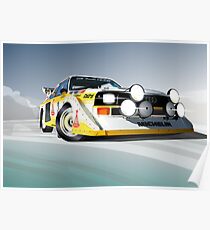 Audi Quattro S1 - Col de Turini Poster