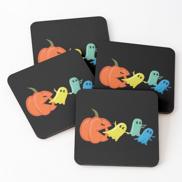 Item preview, Funny Halloween Pumpkin Eating Ghosts designed and sold by Andantino.