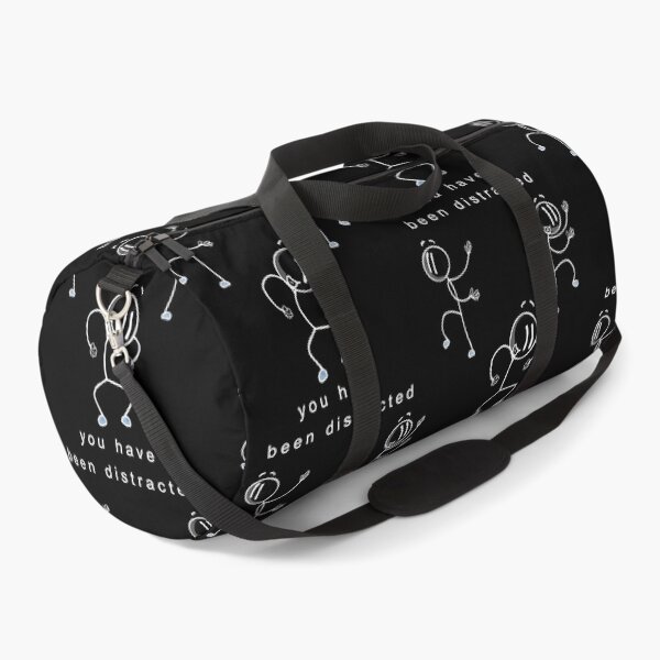 You have been distracted Classic 3 Black - Henry Stickmin Duffle Bag