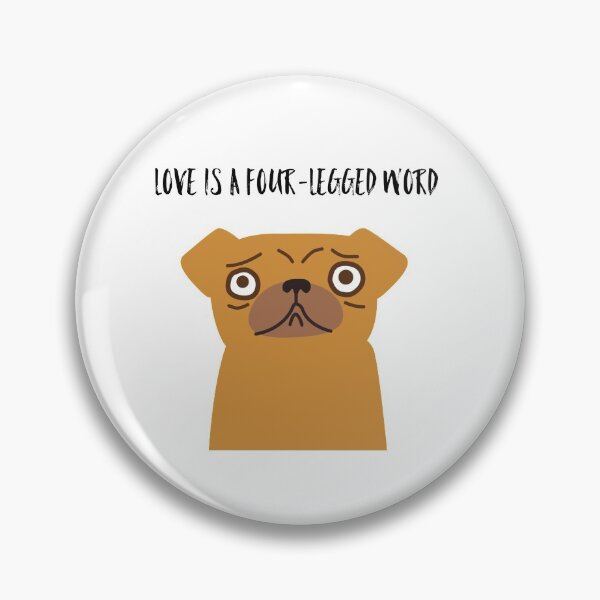 Item preview, Love Is A Four-legged Word, Cute Dog designed and sold by Andersong.