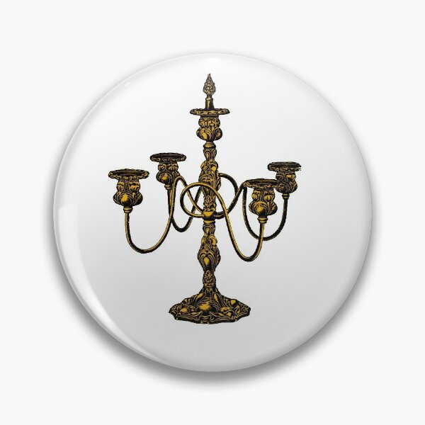 Item preview, Creepy Halloween Vintage Candlestick designed and sold by urbanattitudeco.