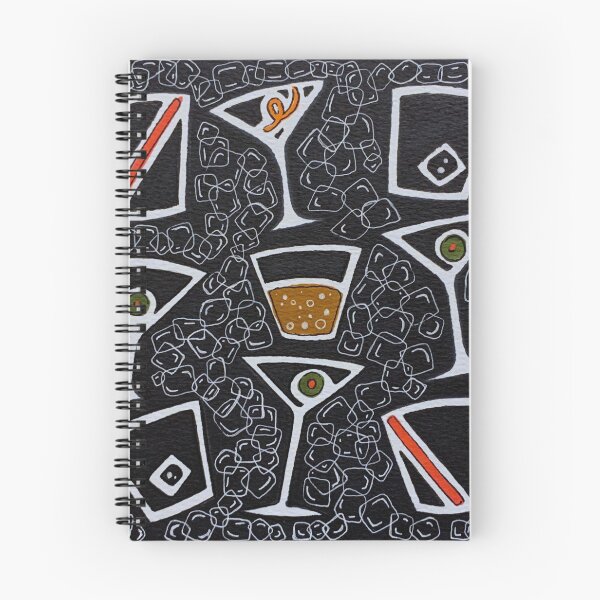 Item preview, Retro Tikik Cocktail Pattern designed and sold by Amelia Dean.