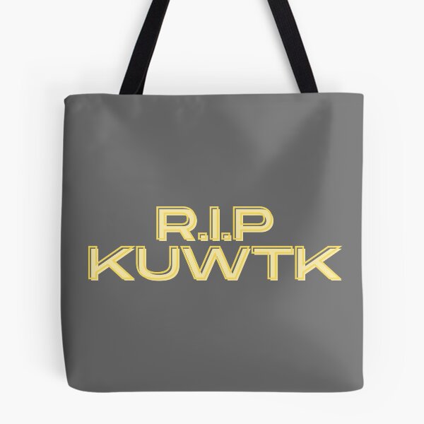 Artikelvorschau, RIP KUWTK Gelbes Textdesign entworfen und verkauft von Gramsta.