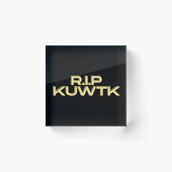 Artikelvorschau, RIP KUWTK Gelbes Textdesign entworfen und verkauft von Gramsta.