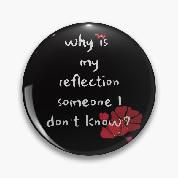Item preview, white Why is my reflection someone I don't know? designed and sold by SpicyCherrys.