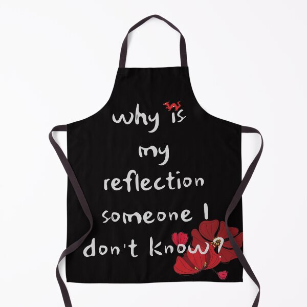 Item preview, white Why is my reflection someone I don't know? designed and sold by SpicyCherrys.