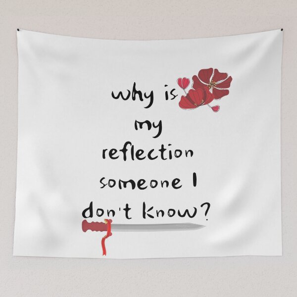 Item preview,  Why is my reflection someone I don't know? Flowe and sword designed and sold by SpicyCherrys.