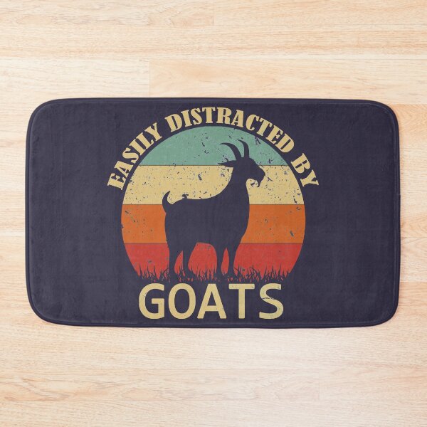 Item preview, Easily Distracted By Goats Retro Vintage Funny Goat Lover designed and sold by engsasa.