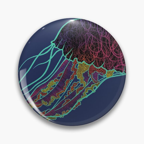 Item preview, Colorful Abstract Jellyfish With Long Tentacles designed and sold by iamgirl1.