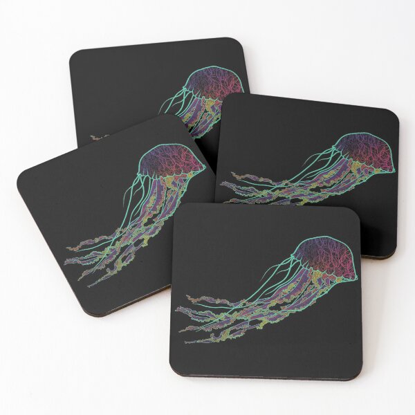 Item preview, Colorful Abstract Jellyfish With Long Tentacles designed and sold by iamgirl1.