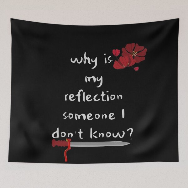 Item preview,  Why is my reflection someone I don't know? Flower and sword designed and sold by SpicyCherrys.