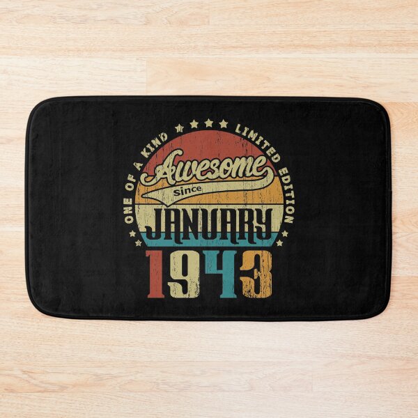 Item preview, Vintage January 1943 One Of A Kind Awesome Since January 1943 78th Birthday Gift 78 Years Old designed and sold by Takatv.